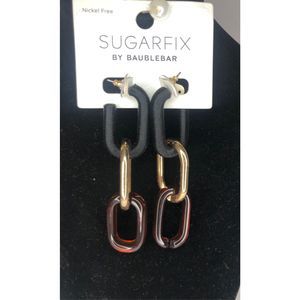 Sugarfix by Baubelbar Finish Hoops Drop Earings